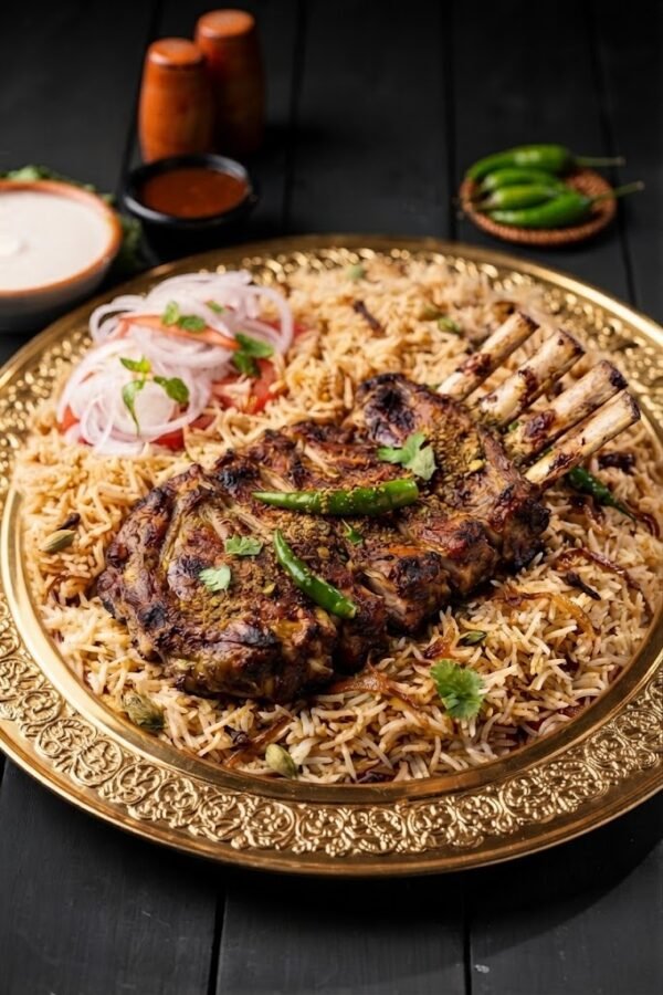 Mutton Sajji (Ribs with Rice) - Half
