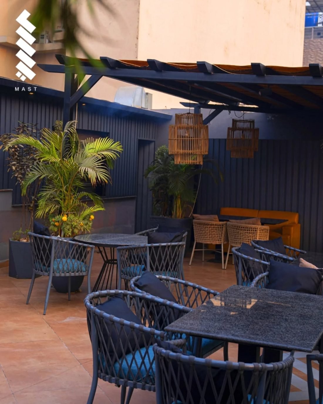Mast Restaurant lounge seating